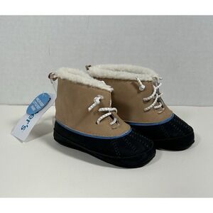 Oshkosh Tan Baby Duck Boots Shoes Baby 9-12 months New‎